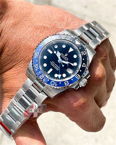 batman rolex oyster band|Rolex Batman watch.